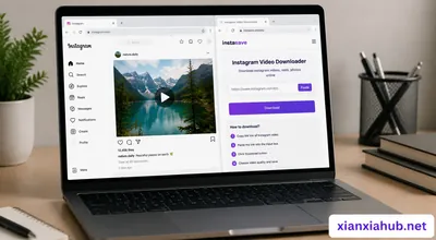 Download video Instagram melalui laptop dan browser
