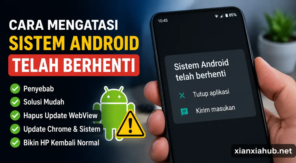 Cara Mengatasi Sistem Android Telah Berhenti : Penyebab dan solusinya cara-mengatasi-android-error-1000x550