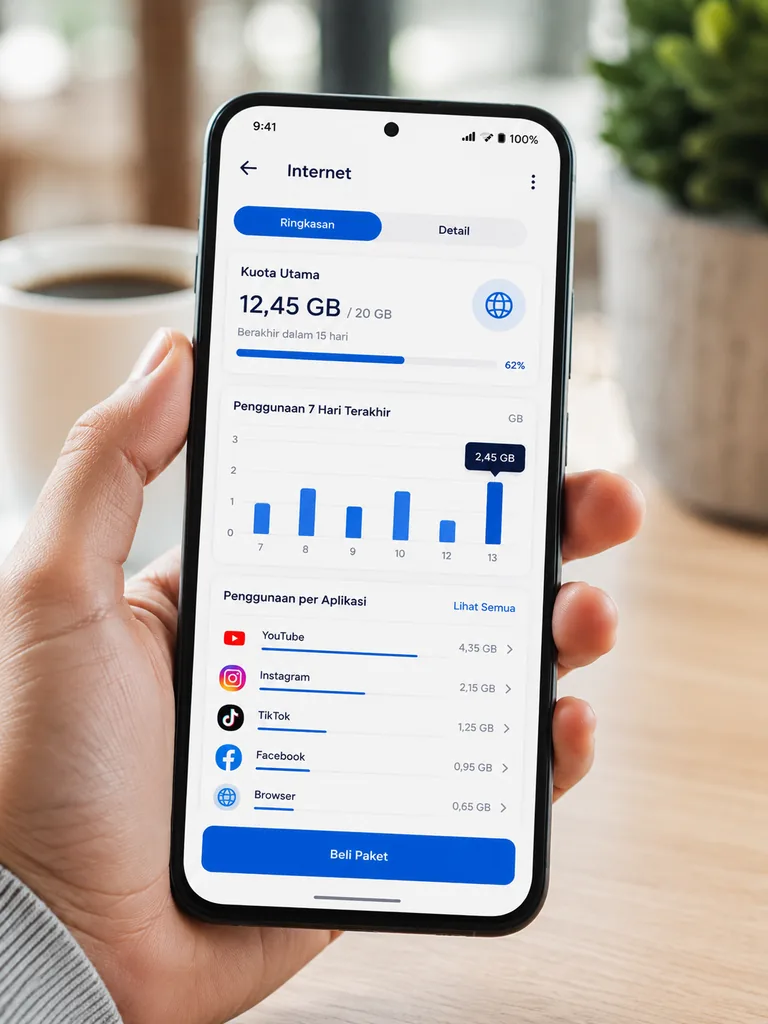 tips menghemat kuota telkomsel