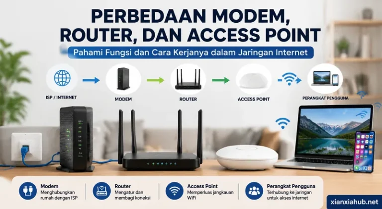Perbedaan Modem, Router, dan Access Point